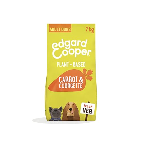 Edgard & Cooper Pflanzliches Hundefutter für ausgewachsene Hunde - Karotte und Zucchini, 7 kg - hergestellt mit köstlicher Ella, veganem Protein, natürlichen Inhaltsstoffen und ohne Gentechnik, beste von Edgard Cooper