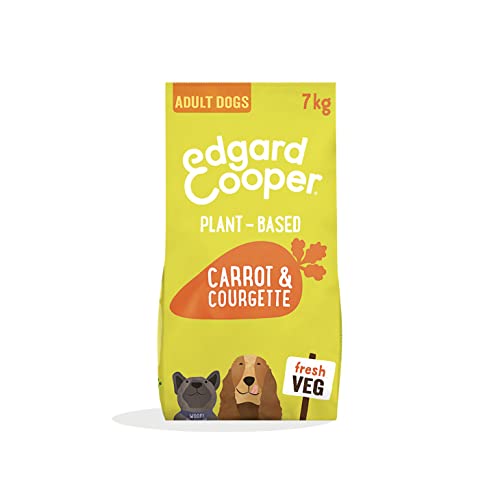 Edgard & Cooper Pflanzliches Hundefutter für ausgewachsene Hunde - Karotte und Zucchini, 7 kg - hergestellt mit köstlicher Ella, veganem Protein, natürlichen Inhaltsstoffen und ohne Gentechnik, beste von Edgard Cooper