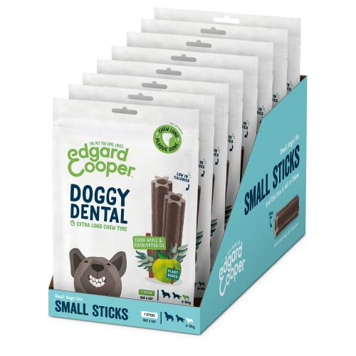 PUZMUG Edgard & Cooper Doggy Dental Sticks – 8 Packungen mit je 7 Sticks von Edgard Cooper