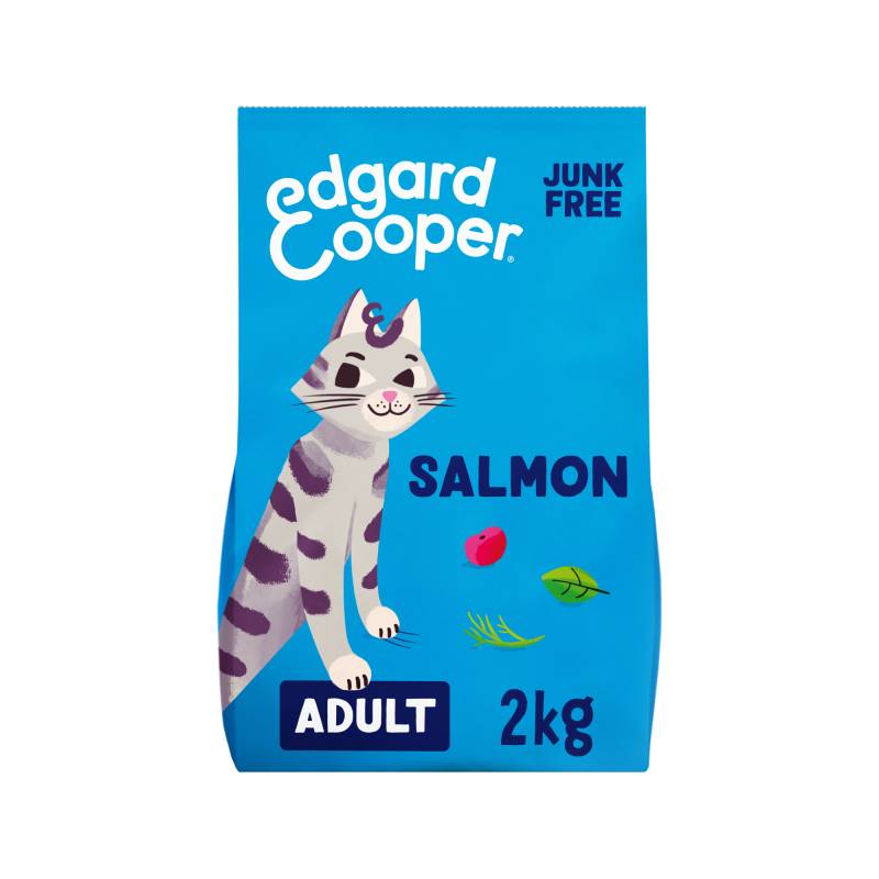 Edgard & Cooper Adult Cat - Atlantischer Lachs - Stückchen - 2 kg von Edgard & Cooper