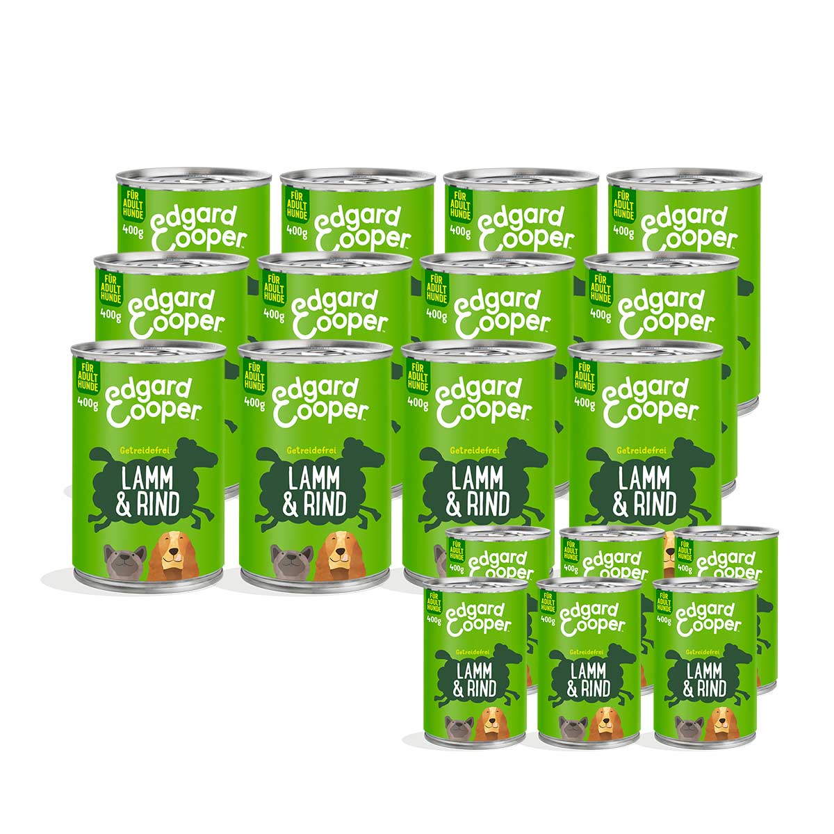 Edgard & Cooper Adult Lamm & Rind 12+6x400g gratis von Edgard & Cooper