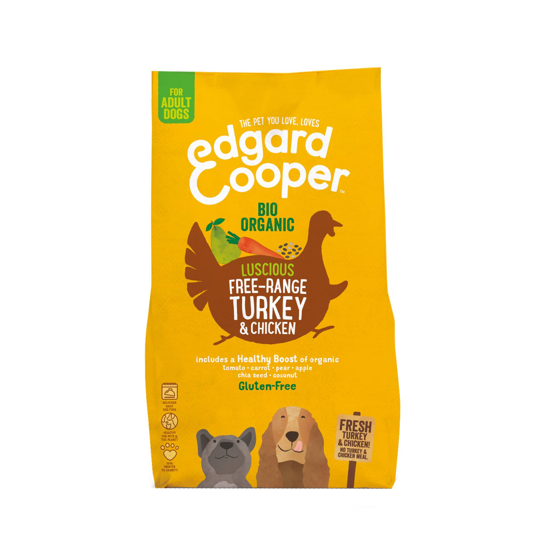 Edgard & Cooper Bio Adult - Truthahn & Huhn - 2,5 kg von Edgard & Cooper