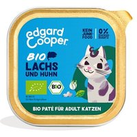 Edgard & Cooper Edgard&Cooper Nassfutter Katze Adult Paté Bio Lachs & Huhn 16x85 g von Edgard & Cooper