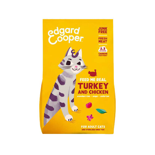 Edgard & Cooper Erwachsene Katze -Truthahn, huhn aus Freilandhaltung - 2 kg von Edgard & Cooper