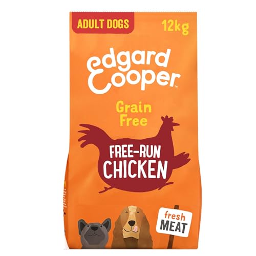 Edgard & Cooper Frisches Freilandhuhn-Trockenfutter für ausgewachsene Hunde, getreidefrei, voll mit frischem Fleisch von Edgard Cooper