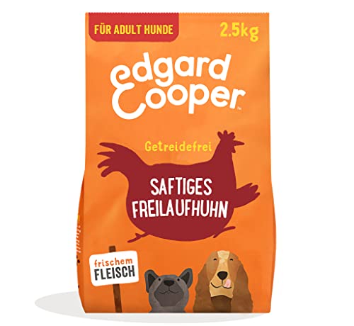 Edgard & Cooper Hundefutter, Trockenfutter für Hunde, (Huhn, 2.5kg), Getreidefrei, natürliche Zutaten und frisches Fleisch, voller essentieller Aminosäuren von Edgard Cooper