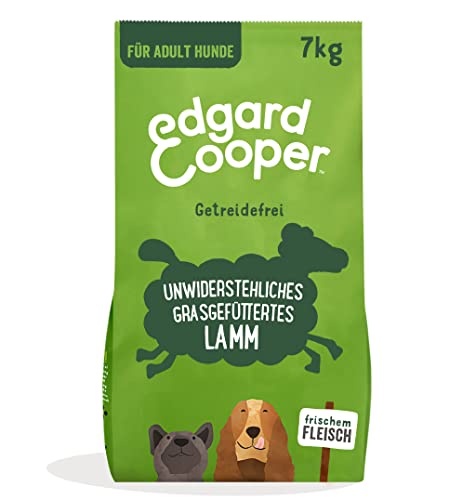 Edgard & Cooper Hundefutter, Trockenfutter für Hunde, (Lamm, 7kg), Getreidefrei, natürliche Zutaten und frisches Fleisch, voller essentieller Aminosäuren von Edgard Cooper