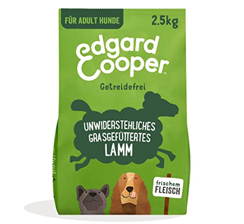 Edgard & Cooper Hundefutter, Trockenfutter für Hunde, (Lamm, 2.5kg), Getreidefrei, natürliche Zutaten und frisches Fleisch, voller essentieller Aminosäuren von Edgard Cooper