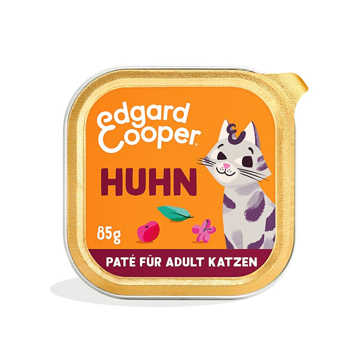 Edgard & Cooper Katze Paté Adult Freilaufhuhn 16x85g von Edgard & Cooper