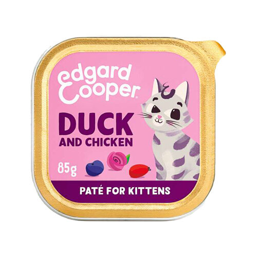 Edgard & Cooper Kitten - Ente und Huhn aus Freilandhaltung - 16 x 85 g von Edgard & Cooper