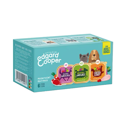 Edgard & Cooper Multipack - Schälchen - Huhn/Wild & Lamm - 6 x 100 g von Edgard & Cooper