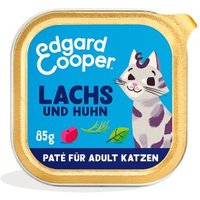 Edgard & Cooper Nassfutter Katze Adult Paté Lachs & Huhn 16x85 g von Edgard & Cooper