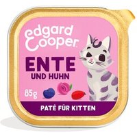 Edgard & Cooper Nassfutter Katze Kitten Paté Ente & Huhn 16x85 g von Edgard & Cooper