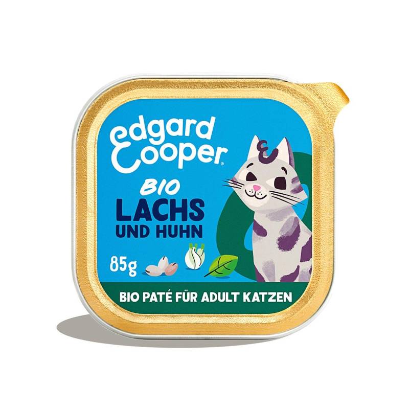 Edgard & Cooper Paté Bio-Lachs und Bio-Huhn 16x85g von Edgard & Cooper