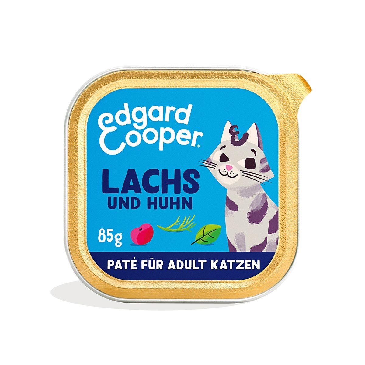 Edgard & Cooper Paté MSC-Lachs und Freilaufhuhn 8x85g von Edgard & Cooper