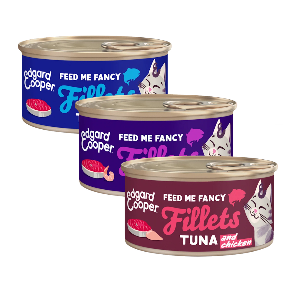 Edgard & Cooper - Wild Caught Pacific Tuna & Shrimps Fillets - 24 x 70 g Edgard & Cooper - Wild Caught Pacific Tuna & Shrimps Fillets - 24 x 70 g von Edgard & Cooper