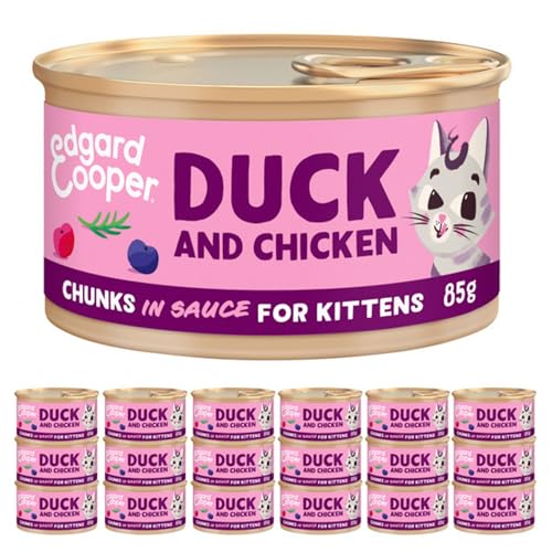 Edgard Cooper Kitten Chunks Duck/Chicken katzenfutter von Edgard Cooper