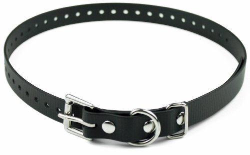 Educator Biothane Halsband, 1,9 cm, Schwarz von Educator