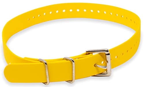 Educator Biothane Halsband, 2,5 cm, Gelb von Educator