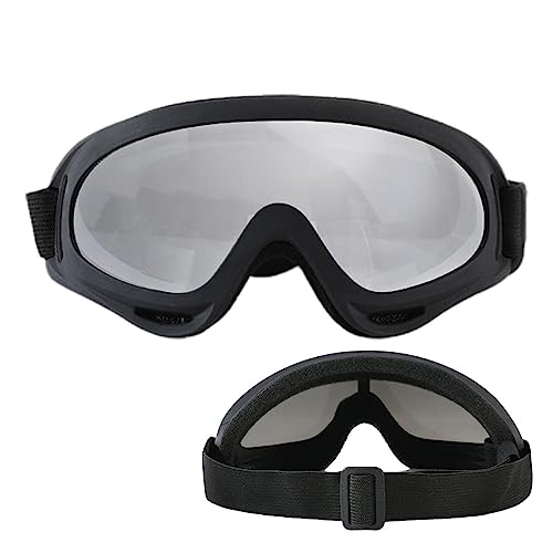 Eelogoo Hundesonnenbrille, Sonnenbrille für Haustierbrillen, Winddichte Haustier-Augenbekleidung, UV-Schutz-Sonnenbrille für Hunde, Strand-Sonnenbrille für mittelgroße und große Hunde von Eelogoo