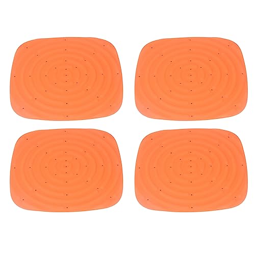 Eeneme 4 Stück Hühnernest-Matte, Waschbare Hühnernist-Pads, Nistkasten-Pads Zum Eierlegen (Orange) von Eeneme