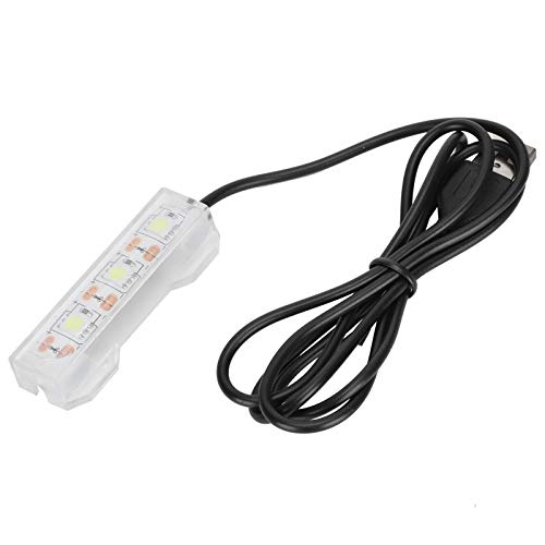 Eeneme Kleines Aquarium-Wasserpflanzenlicht, Desktop-Aquarium, Mini-Dekoration, Weiche LED-Lampe von Eeneme