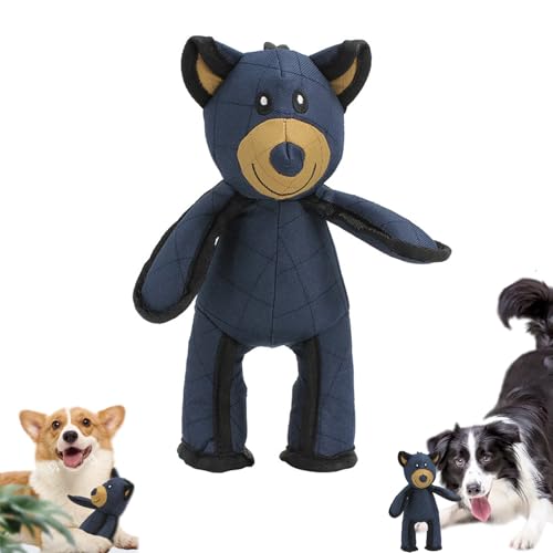 Eevhrqw Indestructible Dog Toy,Unbreaka Bear,Unbreaka-Bear Für Starke Kauer, Unbreakable Bear,Unzerstörbares Hundespielzeug Quietschend Hunde Kauspielzeug,Unbreakable Bear Hunde von Eevhrqw