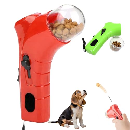 Eevhrqw Leckerli Pistole,leckerli Pistole Katze,cat Treat Launcher Gun,cat Treat Gun Shooter,hundespielzeug Tee Gun,pet Toy Treat Dispenser,Cats Treats Toys Interactive Feeder for Exercise & Play von Eevhrqw