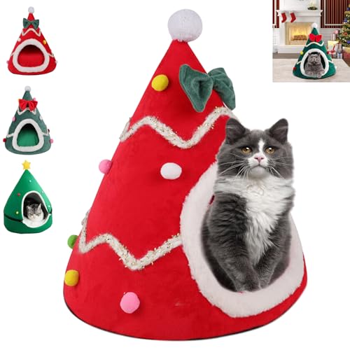 Weihnachts katzenbaum, Weihnachtsbaum kratzbaum Katze, katzenhaus Weihnachten, katzentunnel Weihnachtsbaum, katzenbett Weihnachten, Weihnachtsbaum Tunnel Katzen, Christmas Tree cat Tunnel von Eevhrqw