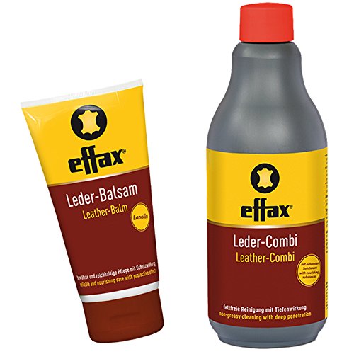 Effax 4277 4263 Lederpflege Set - Balsam 150ml & Leder Combi 500ml von Effax