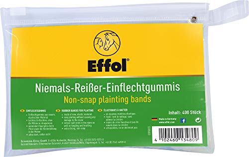 Effax Niemals Reißer Einflechtgummis, Transparent von Effol