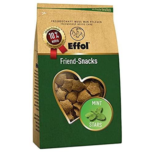 Effol Mint Stars Horse Treats 550g Brown von Effax