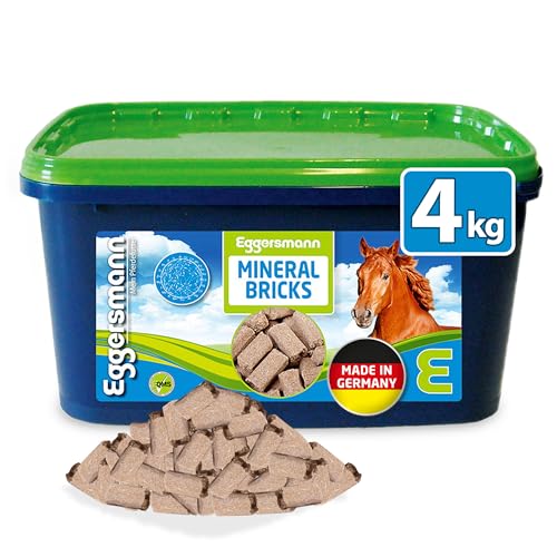 Eggersmann Mein Pferdefutter Mineral Bricks 4 kg - Mineralfutter für Pferde - Zur Unterstützung des Stoffwechsels & Immunsystems - Pferdefutter mit Mineralstoffen & Vitaminen von Eggersmann Mein Pferdefutter