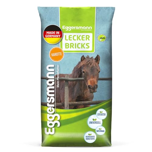 Eggersmann Mein Pferdefutter Lecker Bricks Karotte für Pferde, 1-er Pack (1 x 25 kg) von Eggersmann Mein Pferdefutter