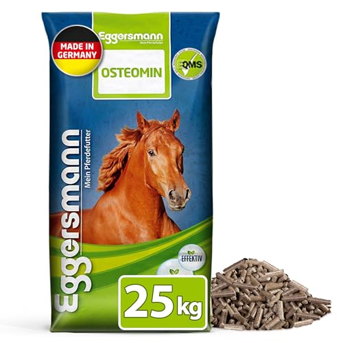 Eggersmann Mein Pferdefutter Osteomin Pellets 25 kg – Mineralfutter für Junge Pferde – Zur Unterstützung der Entwicklung wachsender Pferde – Pferdefutter mit ausgewogenem Calcium-Phosphor-Verhältnis von Eggersmann Mein Pferdefutter