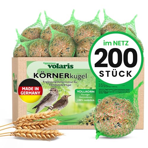 Eggersmann Volaris Körnerkugel Vollkorn, Hochwertiges Vogelfutter, 200 Stück (1er Pack) von Eggersmann volaris