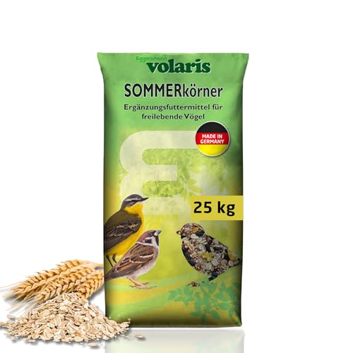 Eggersmann Volaris Sommerkörner 25 kg | Vogelfutter Wildvögel ganzjährig | Niedriger Fettgehalt | Ideal zur Aufzucht | für alle Vogelarten geeignet von Eggersmann volaris