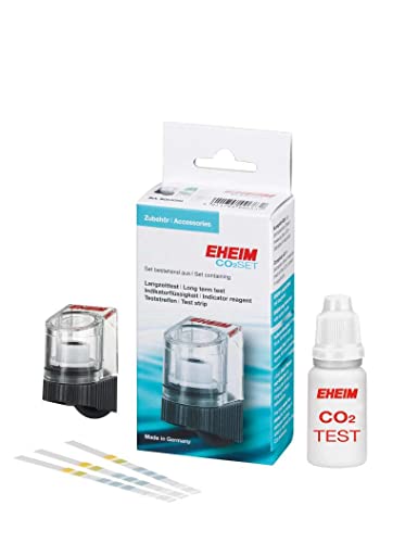 Eheim Permanent CO2-Test Set mit Flüssigkeit, 3 Teststreifen und Saugnapf - CO2-Gehalt im Aquarium messen und überwachen - Aquarienpflege - 6E+1g von Eheim