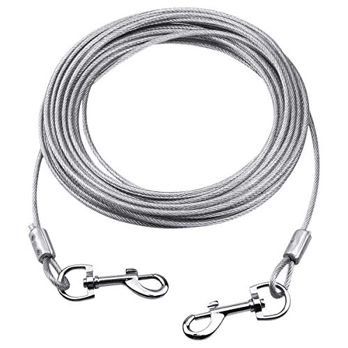 Hundeleine für große Hunde Dog Leine mit Feder Hofleine für große Hunde Tie-Out Leinen für Hunde Tie Out Cables Tie-Out Leinen Hofleine für Hunde für Kleine Mittlere oder Große Hunde von Ehuihuan