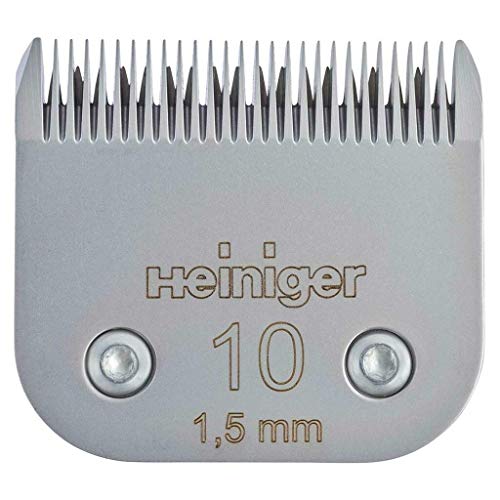 Eider Heiniger Saphir Scherkopf #10/1,5 mm für die Hundeschur - für Hunde, Katzen und Kleintiere - passend zu Heiniger Saphir, Andis, Aesculap FAV5, Moser, Oster, Wahl von Eider