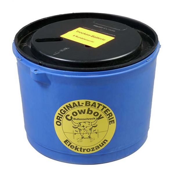 Cowboy 9V - 90Ah Weidezaunbatterie Blau, Batterie für Weidezäune von Eider