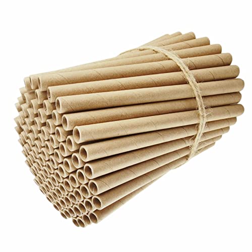 100Pcs Karton Biene Nesting Tubes Karton Rohre für Insekt Hotel, große Papier Nachfüllungen oder Inserts von Linern Machen Ihr eigenes Bienenhaus von Eidoct