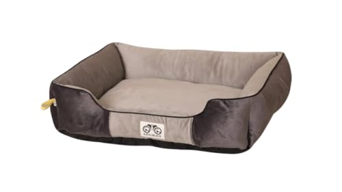 Eifelblick Hundebett | qualitativ & gemütlich | in 4 verschiedenen Größen S-XL | EIN hochwertiges Körbchen zum Kuscheln für unsere Liebsten in Grau/Anthrazit (L) von Eifelblick