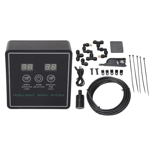Ejoyous Automatisches Reptilien Nebelsystem, Terrarium Beregnungsanlage mit Timer Intelligentes Terrarium Luftbefeuchter, für Amphibien Reptilien Pflanzen Kräuter Terrarium Zubehör Ejoyous Automatisches Reptilien Nebelsystem, Terrarium Beregnungsanlage mit Timer Intelligentes Terrarium Luftbefeuchter, für Amphibien Reptilien Pflanzen Kräuter Terrarium Zubehör von Ejoyous