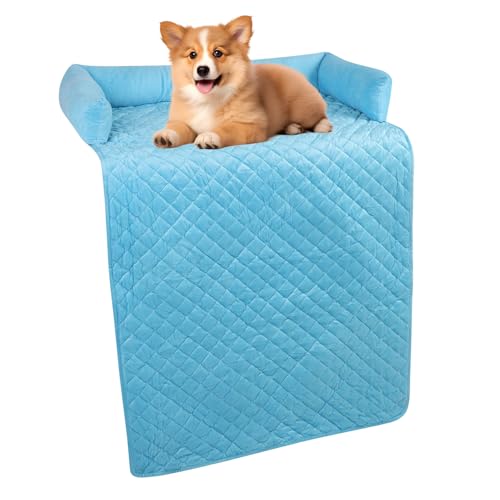 Ejoyous Hundedecke Sofa, Superweich Hundebett Sofa Hundematte Ergonomisches Hundesofa Hundekissen mit Rutschfester Unterseite, für Große und Kleine Hunde oder Katzen 75x120cm von Ejoyous