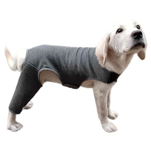 Eladcncmc Hunde-Leggings für Hinterbeinbandage für Wärme und Unterstützung für verletztes Altern gegen Lecken, mehrere Größen, weniger Beschwerden von Eladcncmc