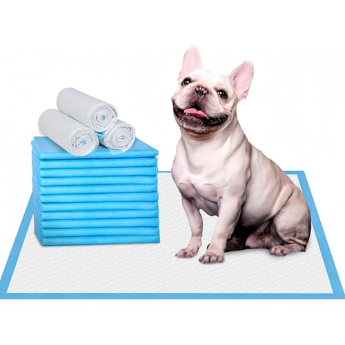 Welpen-PIPI-Pads 22"x23" - 100 Stück | Hunde-PIPI-Trainingspads, super saugfähig und auslaufsicher | Einweg-PIPI- und Töpfchenpads für Welpen | Hunde | Hündchen | Katzen | Kaninchen von Elalove