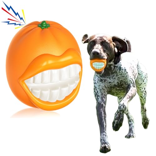 Elecpioneev Hundespielzeug Smiling Orange Vocalizing Orange von Elecpioneev