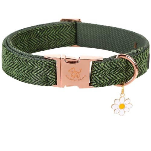 Elegant little tail Hundehalsband - Fischgräten-Hundehalsband Weihnachten weiches haltbares Haustierhalsband verstellbares Haustierhalsband Hund für kleine mittlere große Hunde von Elegant little tail