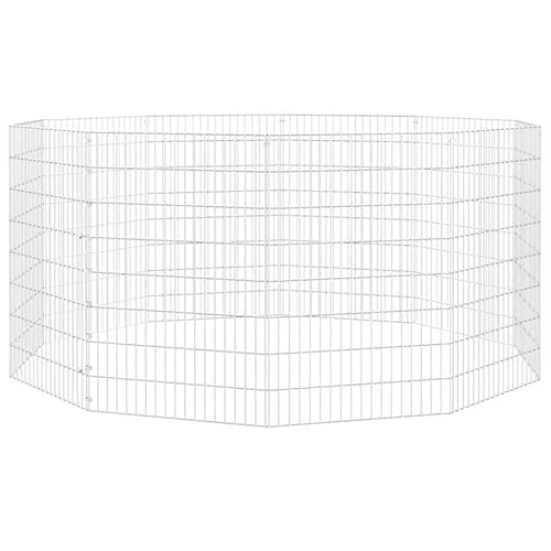 Freilaufgehege für Kleintiere 10-teilig 54x80 cm aus verzinktem Eisen - Robustes & langlebiges Auslaufgitter für Kaninchen, Meerschweinchen & Co. - Ideales Gehege für Garten, Terrasse & Balkon Freilaufgehege für Kleintiere 10-teilig 54x80 cm aus verzinktem Eisen - Robustes & langlebiges Auslaufgitter für Kaninchen, Meerschweinchen & Co. - Ideales Gehege für Garten, Terrasse & Balkon von Eleganz